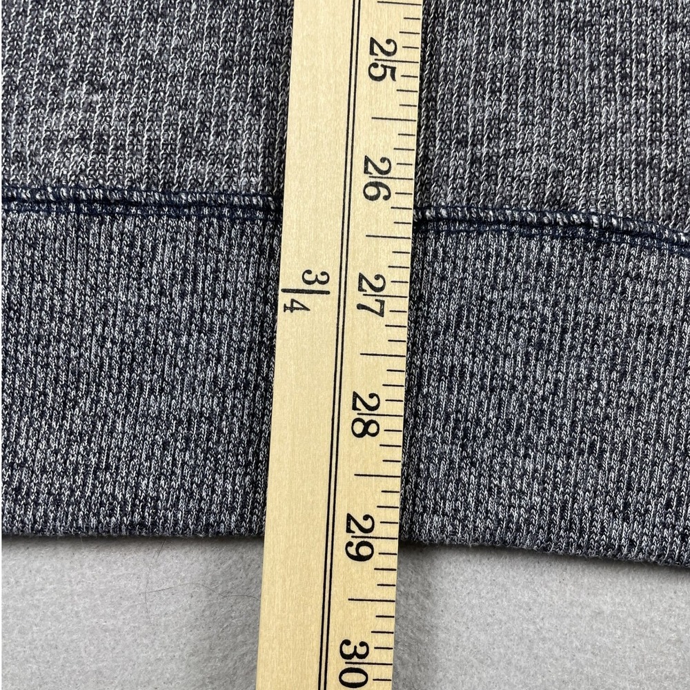 MV Sport Pullover Men L Grey Auburn Tigers Quarter Zip Button Mock Neck Marled - Picture 7 of 11
